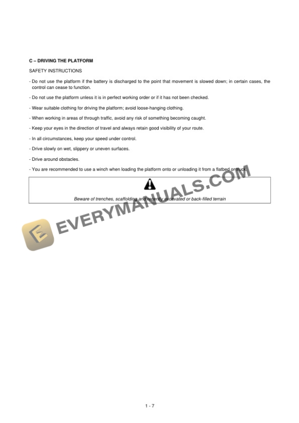 Manitou 81 XE Access Platform Instructions Manual 547367EN 4 Manitou 81 XE Access Platform Instructions Manual 547367EN - Image 2