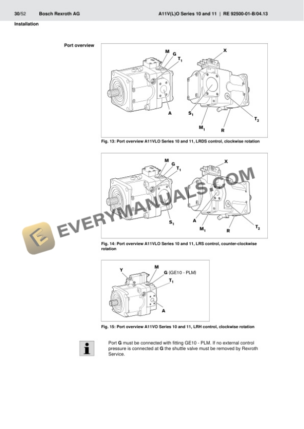 Manitou A11VO Pump Repair Manual 647542EN 6 Manitou A11VO Pump Repair Manual 647542EN - Image 4
