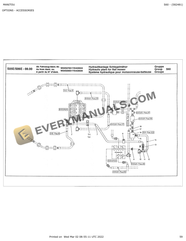 Manitou AS70, AS90 Parts Manual 582481 4 Manitou AS70, AS90 Parts Manual 582481 - Image 2