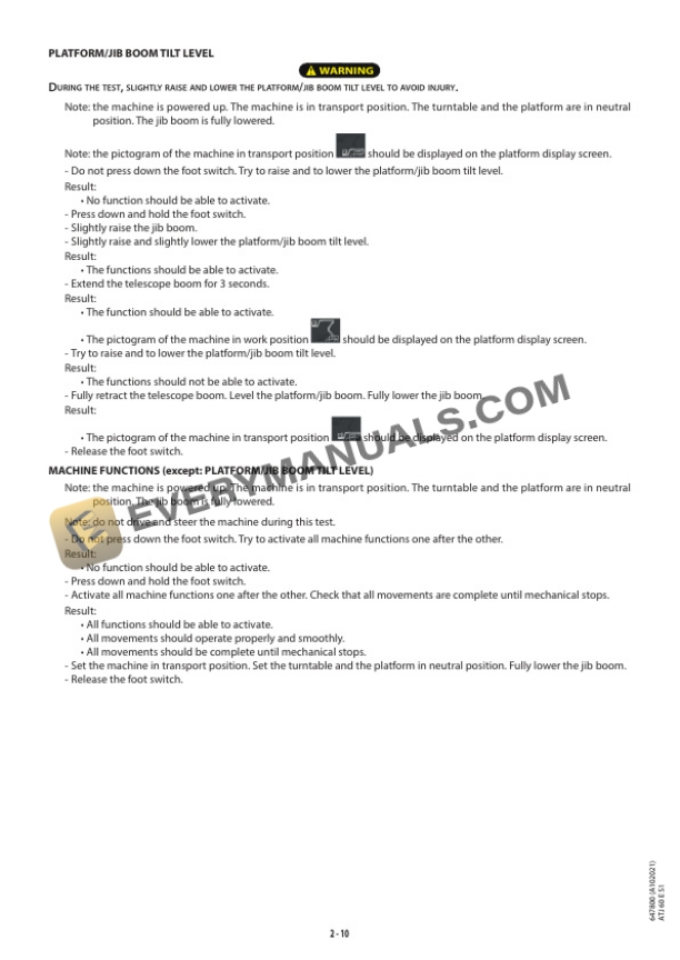 Manitou ATJ 60 E S1 Operator Manual 647800EN 4 Manitou ATJ 60 E S1 Operator Manual 647800EN - Image 2