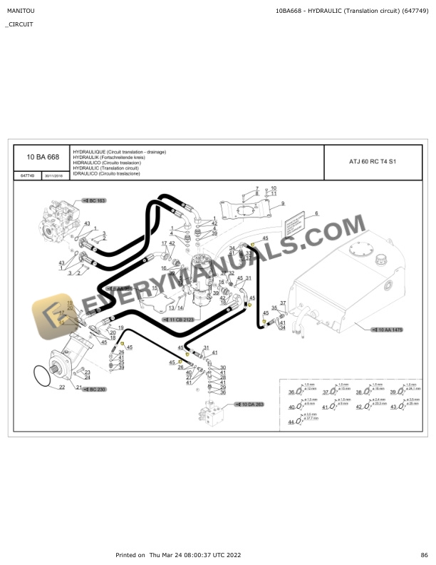 Manitou ATJ 60 RC T4 S1 Parts Manual 647749 5 Manitou ATJ 60 RC T4 S1 Parts Manual 647749 - Image 3