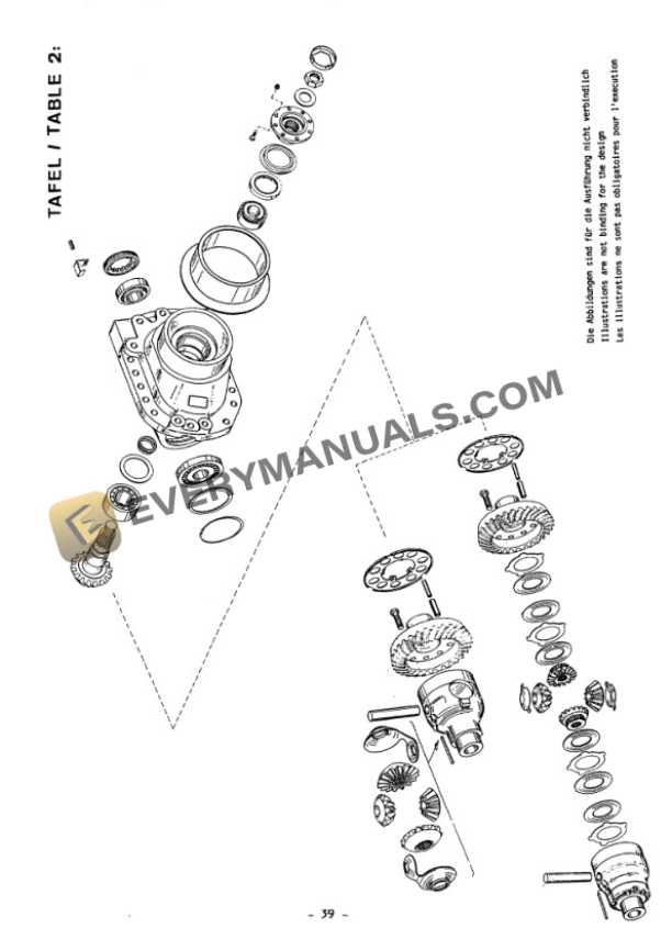 Manitou Axle Type APL310 Repair Manual 647389EN-5