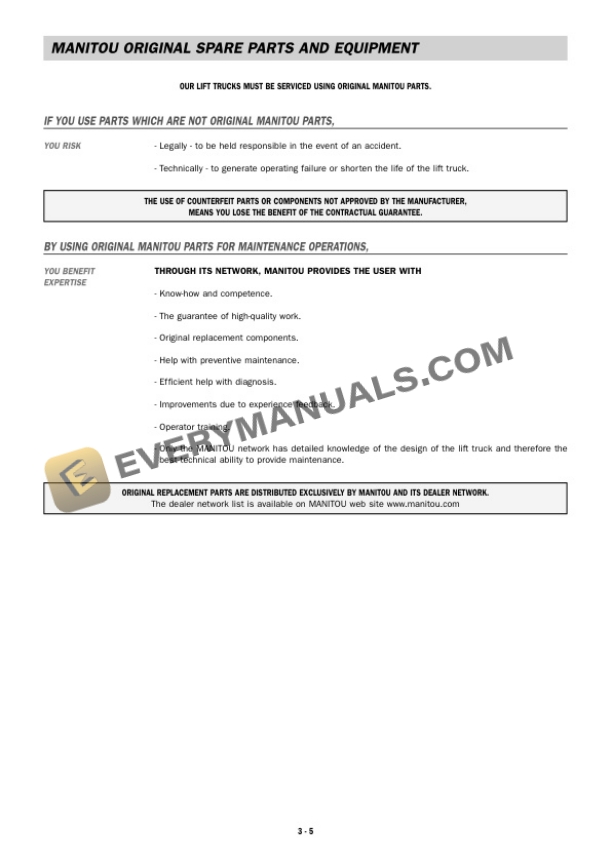 Manitou BT 420 S3-E2, BT 425 S3-E2, BTI 220 S3-E2, BTI 225 S3-E2 Operator Manual 547918EN-4