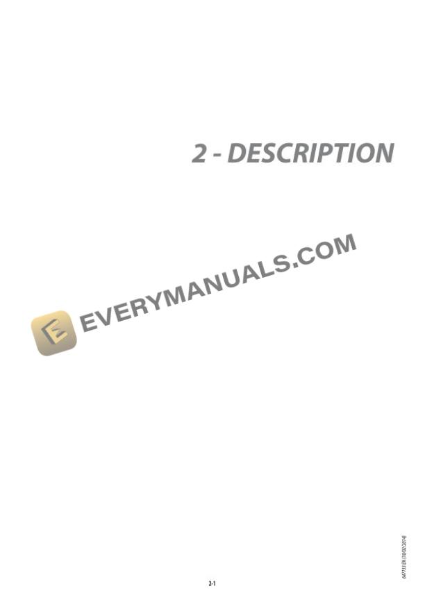 Manitou CT 30 AC, CT 40 AC, CT 50 AC Operator Manual 647133EN 5 Manitou CT 30 AC, CT 40 AC, CT 50 AC Operator Manual 647133EN - Image 3