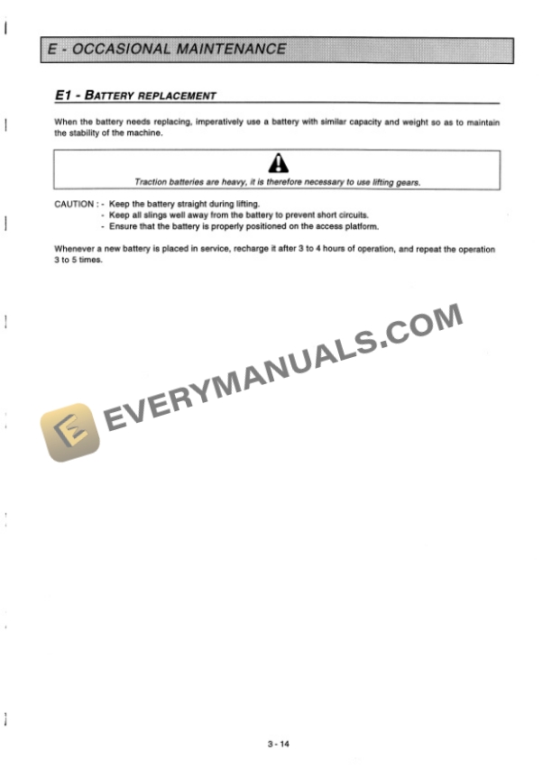 Manitou D 80 E, D 80 ER Access Platform Operator Manual 547034EN 7 Manitou D 80 E, D 80 ER Access Platform Operator Manual 547034EN-5