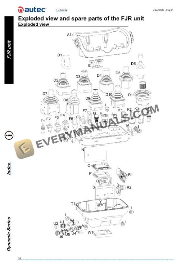 Manitou Dynamic Series Radio Control Autec Repair Manual 647955EN-2