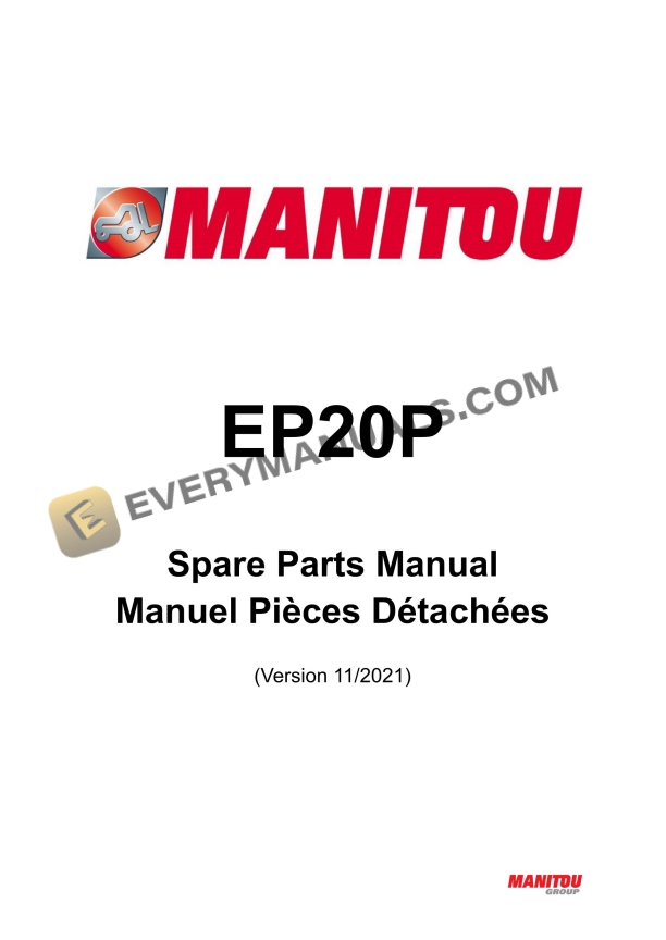 manitou ep20p spare parts manual fr en 1
