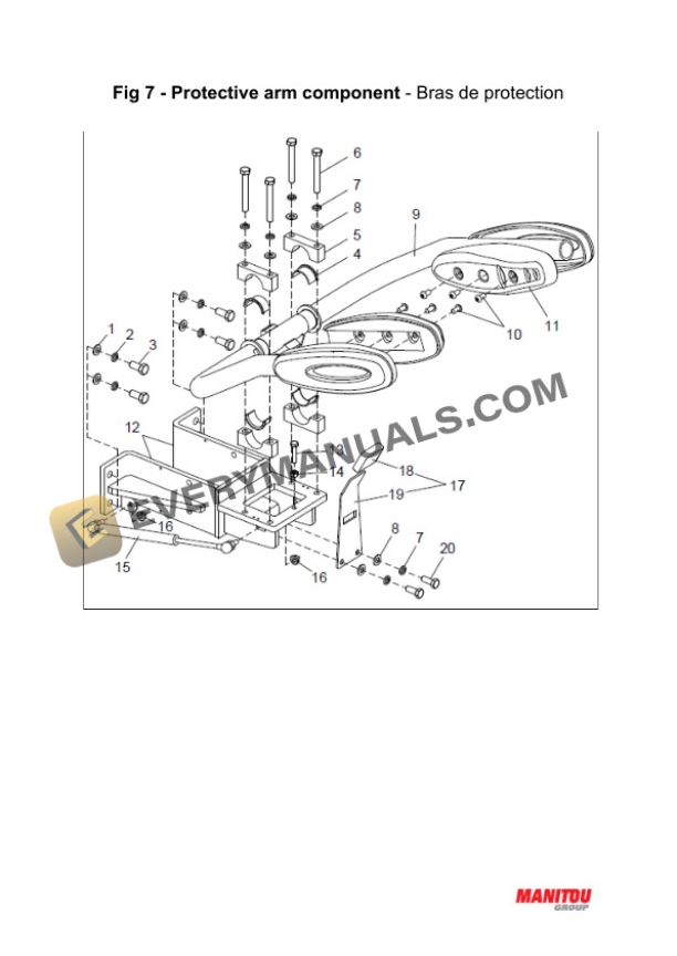 Manitou EP20P Spare Parts Manual FR- EN-3