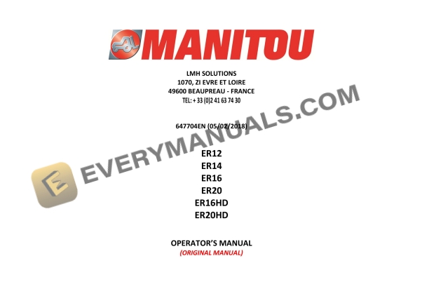 manitou er12 er14 er16 er20 er16hd er20hd operator manual 647704en 1