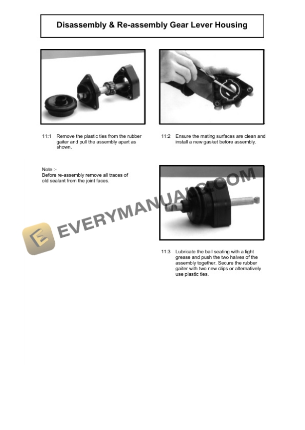 Manitou Gear Box Compaq- Repair Manual 647020EN-5