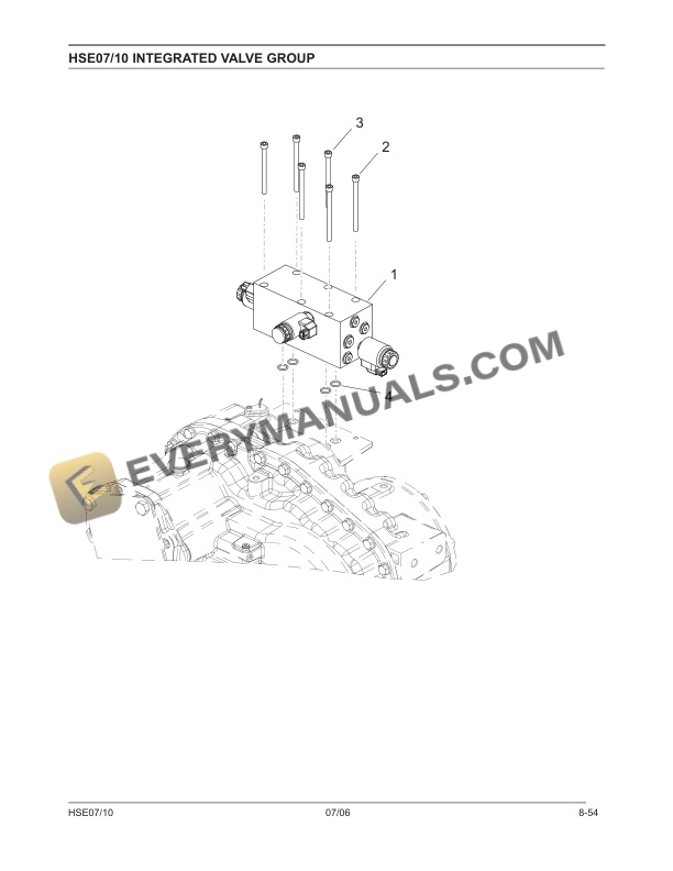 Manitou HSE07, HSE10 Gear Box Repair Manual 647409EN 6 Manitou HSE07, HSE10 Gear Box Repair Manual 647409EN-4