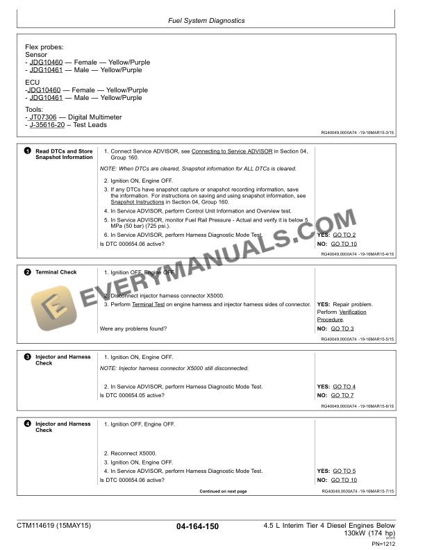 Manitou John Deere 4045 PWX below 130kW Stage 3B Engine Repair Manual 647146EN 6 Manitou John Deere 4045 PWX below 130kW Stage 3B Engine Repair Manual 647146EN - Image 4