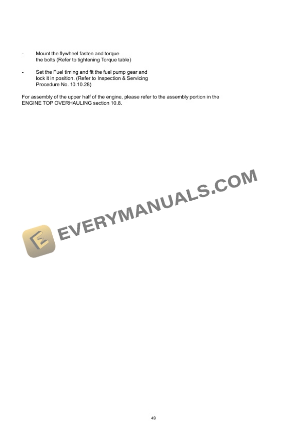 Manitou Kirloskar 4R1040 Engine Service Manual 53112662B-3