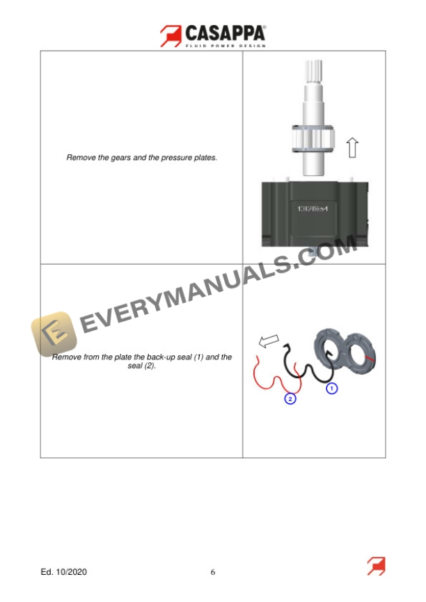 Manitou KP30.38-A8K9-ZME, KP30.51-04S3-ZME Pump Repair Manual 647968EN-3