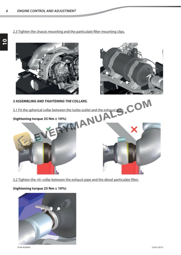 Manitou M 26-2 ST3B, M 26-4 ST3B, M 30-2 ST3B, M 30-4 ST3B, M 40-2 ST3B, M 40-4 ST3B, M 50-2 ST3B, M 50-4 ST3B Repair Manual 647159EN-2