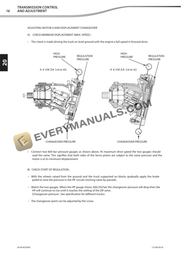 Manitou M 26-2H ST3B to M 50-4H ST3B Repair Manual 647501EN-3