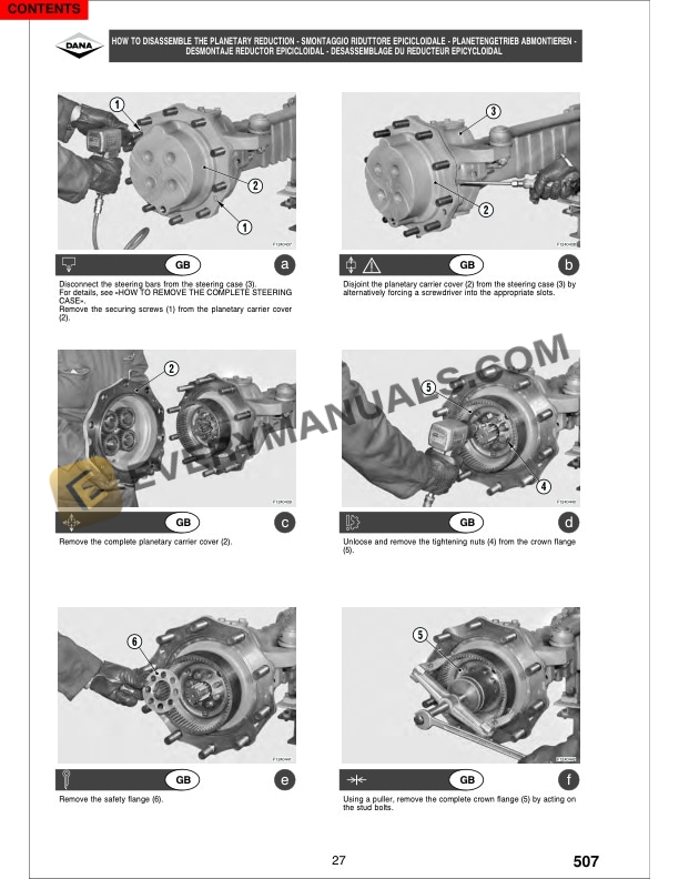 Manitou M 30-2T H to M 50-4T L-Tier III Repair Manual 809818-5