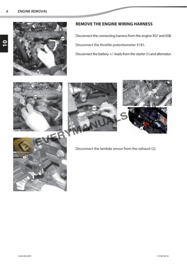 Manitou M26-30-2H ST3B, M26-30-4H ST3B, M40-50-2H ST3B, M40-50-4H ST3B Repair Manual 647501EN-2