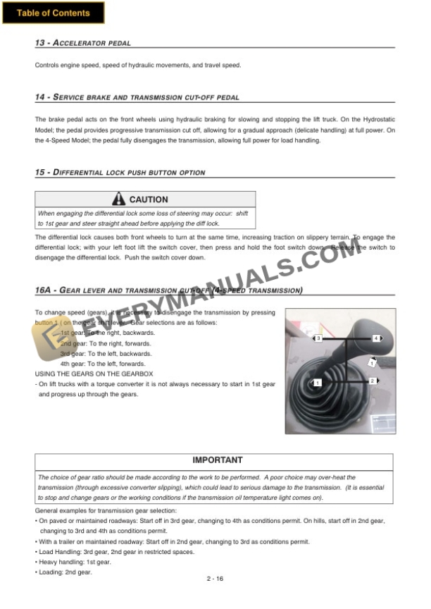 Manitou M30-2H, M30-4H K-D HAWK Hydrostatic and 4-Speed Transmission Tier 3 Engine Service Manual 809849-4