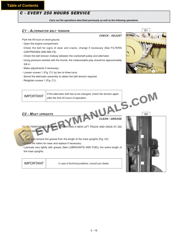 Manitou M30-2H, M30-4H K-D HAWK Hydrostatic and 4-Speed Transmission Tier 3 Engine Service Manual 809849-5