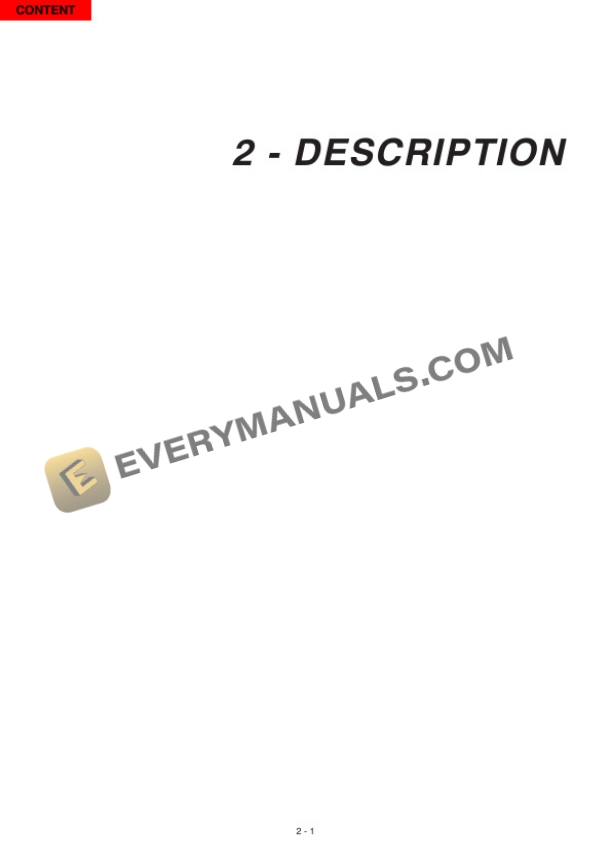 Manitou M30-40-50-2T H L, M30-40-50-4T H L HYDROSTATIC and 4-SPEED TRANSMISSIONS TIER III TURBO ENGINES Service Manual 809817-3