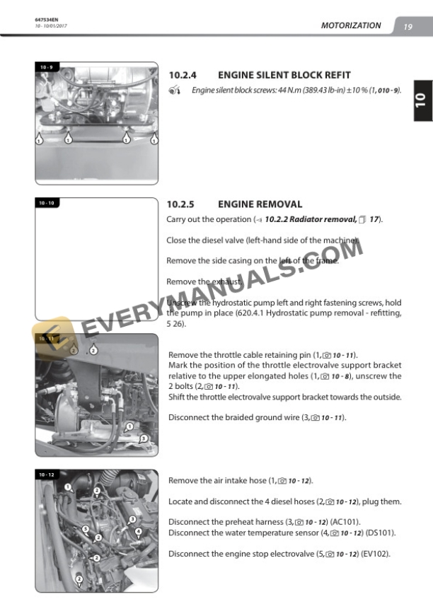 Manitou MAN GO 12, MAN GO 33 Repair Manual 647534EN 6 Manitou MAN GO 12, MAN GO 33 Repair Manual 647534EN - Image 4