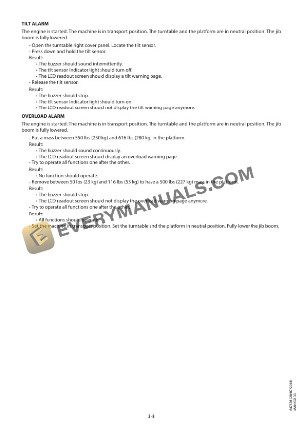 Manitou MAN GO 33 Operator Manual 647598 US 4 Manitou MAN GO 33 Operator Manual 647598 US - Image 2