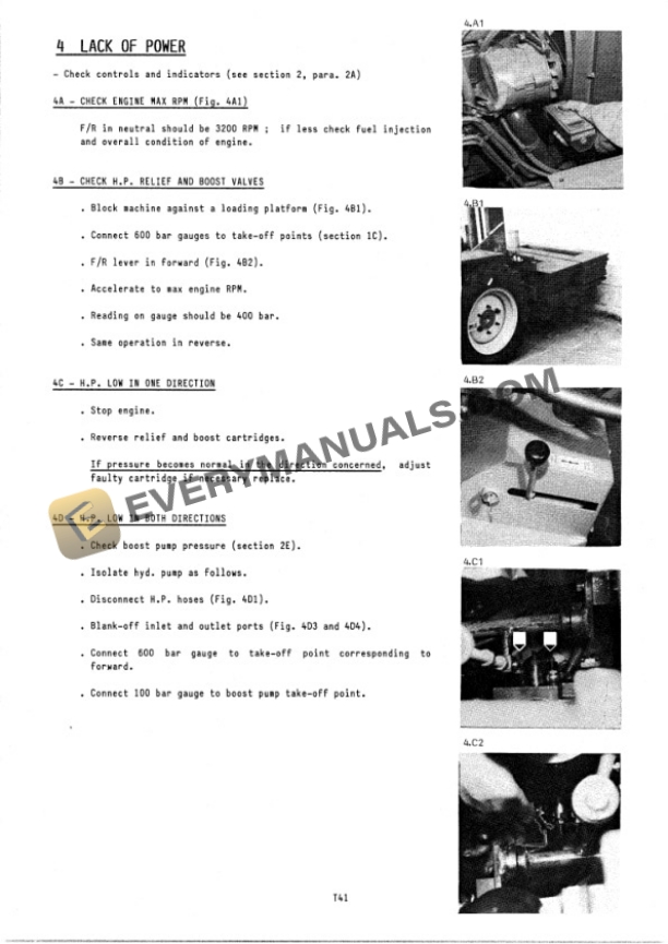 Manitou MC 20HP, 4RM 20HP Repair Manual 47774-2