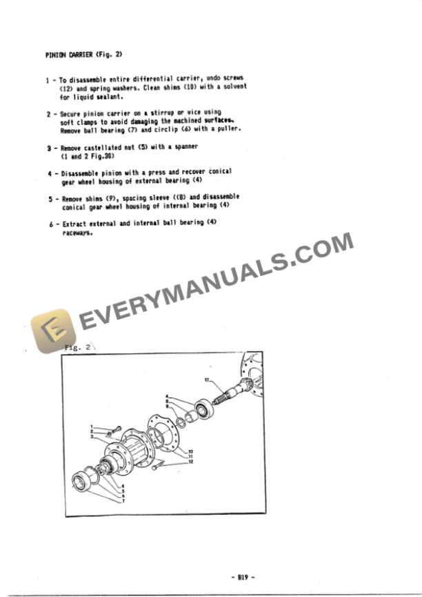 Manitou MC 20HP, 4RM 20HP Repair Manual 47774-5