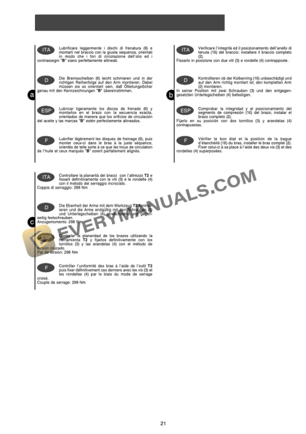 Manitou MC 30 S3-E2 to MC 70 POWERSHIFT S3-E2 Repair Manual MR112 FR-4