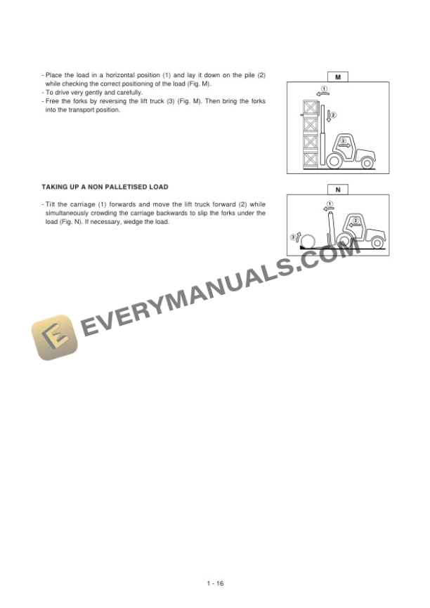 Manitou MC 40 POWERSHIFT to MC 70 Turbo POWERSHIFT Operator Manual 547309EN-2