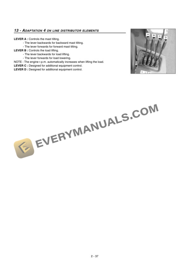 Manitou MH 20 - 4 Turbo BUGGIE, MH 25 - 4 Turbo BUGGIE Operator Manual 547817EN-4