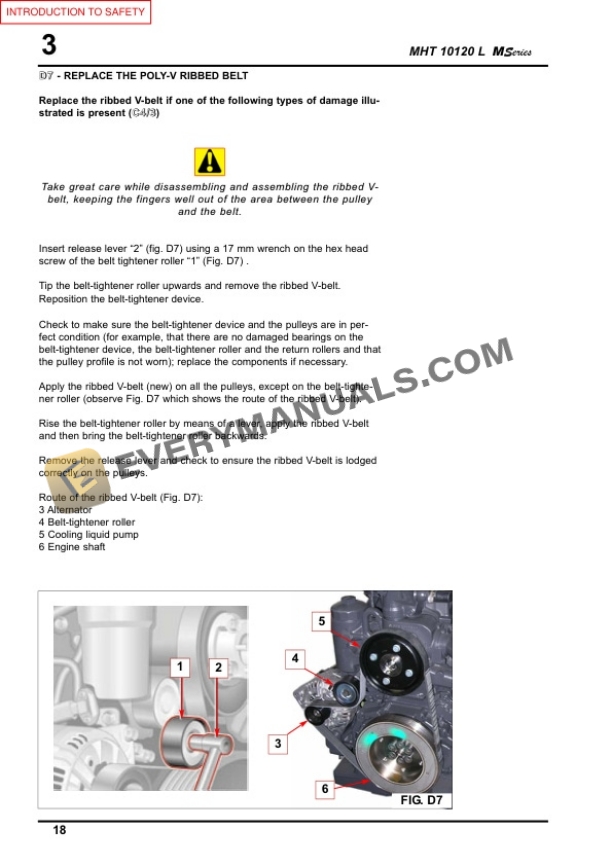 Manitou MHT 10120 M SERIES E3 Service Manual 648398 AS-4