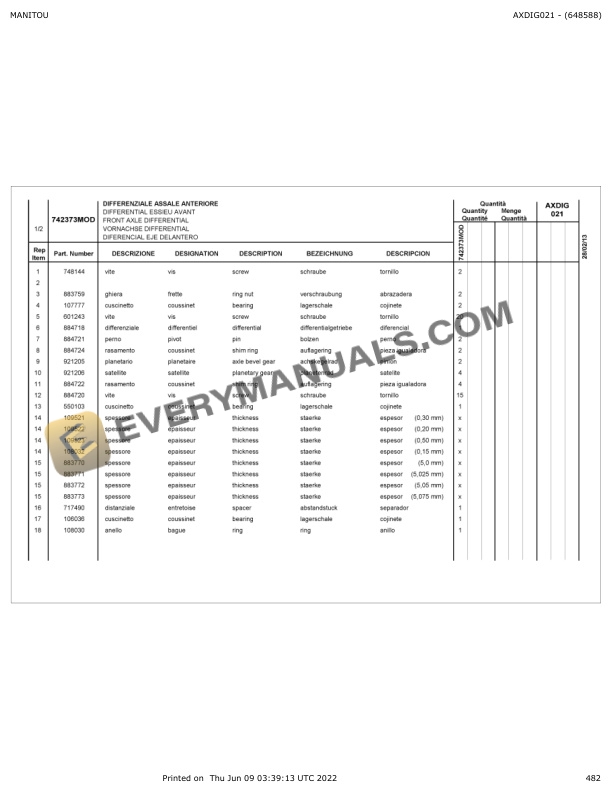 Manitou MHT 10120L E3 Parts Manual 648588 6 Manitou MHT 10120L E3 Parts Manual 648588 - Image 4