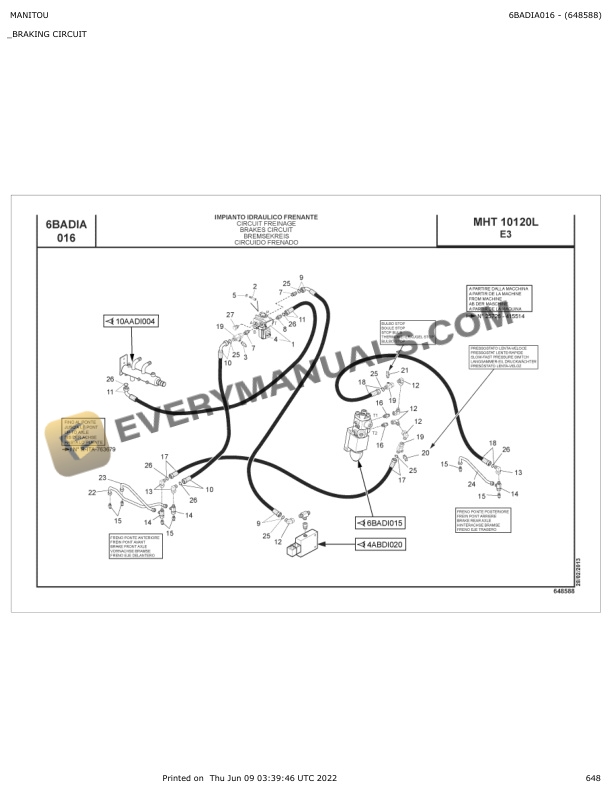 Manitou MHT 10120L E3 Parts Manual 648588 7 Manitou MHT 10120L E3 Parts Manual 648588 - Image 5