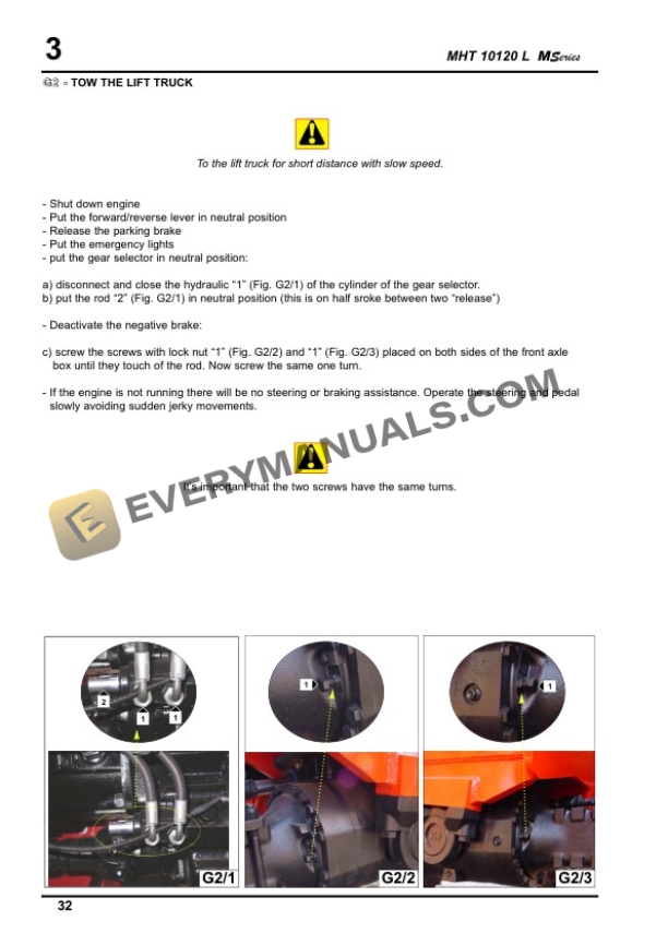 Manitou MHT 10120L M Series E3 User Handbook 648413 7 Manitou MHT 10120L M Series E3 User Handbook 648413-5