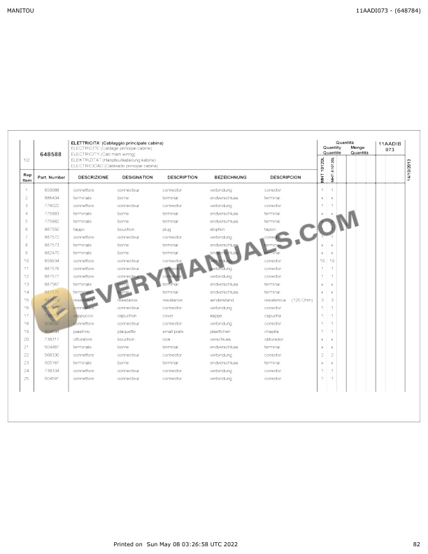 Manitou MHT 10120L Parts Manual 648784 4 Manitou MHT 10120L Parts Manual 648784 - Image 2