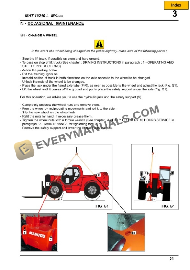 Manitou MHT 10210 L M SERIES E3 Service Manual 648412-4
