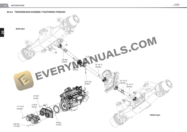Manitou MHT 12330 245D ST5 S1, MHT-X 12330 245D ST3A S1 Repair Manual 647824EN 4 Manitou MHT 12330 245D ST5 S1, MHT-X 12330 245D ST3A S1 Repair Manual 647824EN - Image 2