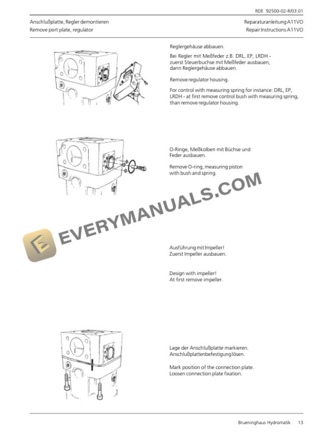 Manitou MHT 7140, 10160, 10210L M Series Repair Manual 648530 6 Manitou MHT 7140, 10160, 10210L M Series Repair Manual 648530 - Image 4