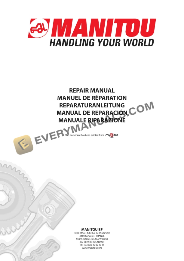 manitou mht 7140 10160 10210l m series repair manual om 904 la 1