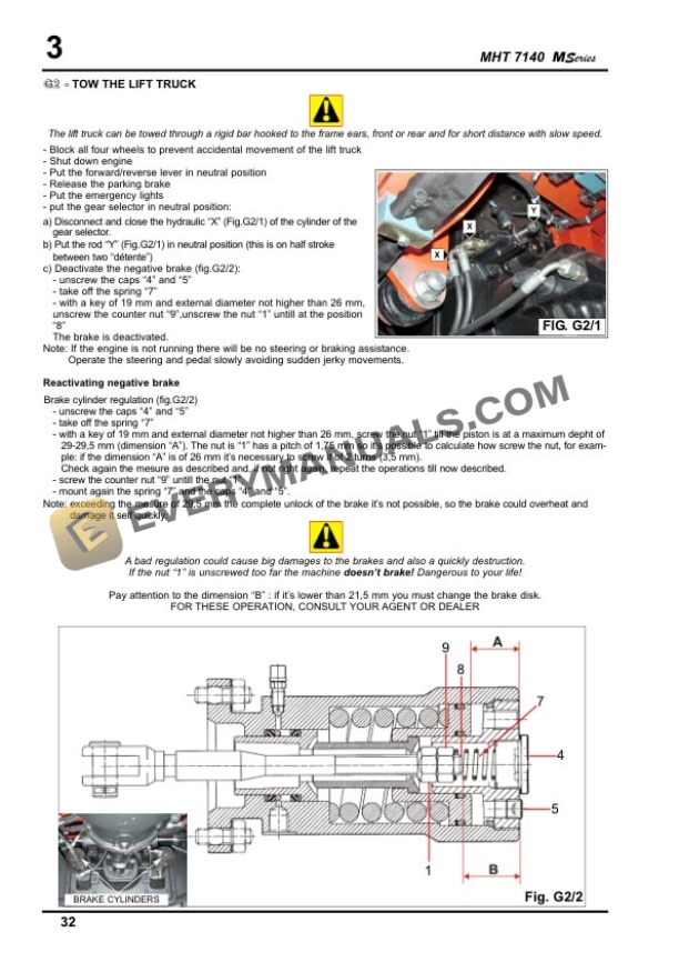 Manitou MHT 7140 M Series E3 User Handbook 648402-4