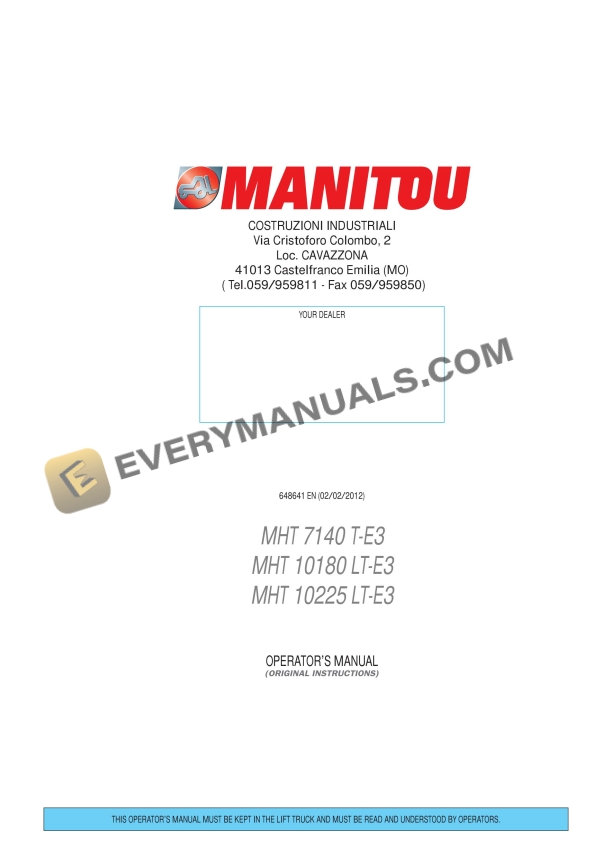 manitou mht 7140 t e3 mht 10180 lt e3 mht 10225 lt e3 operator manual 648641en 1