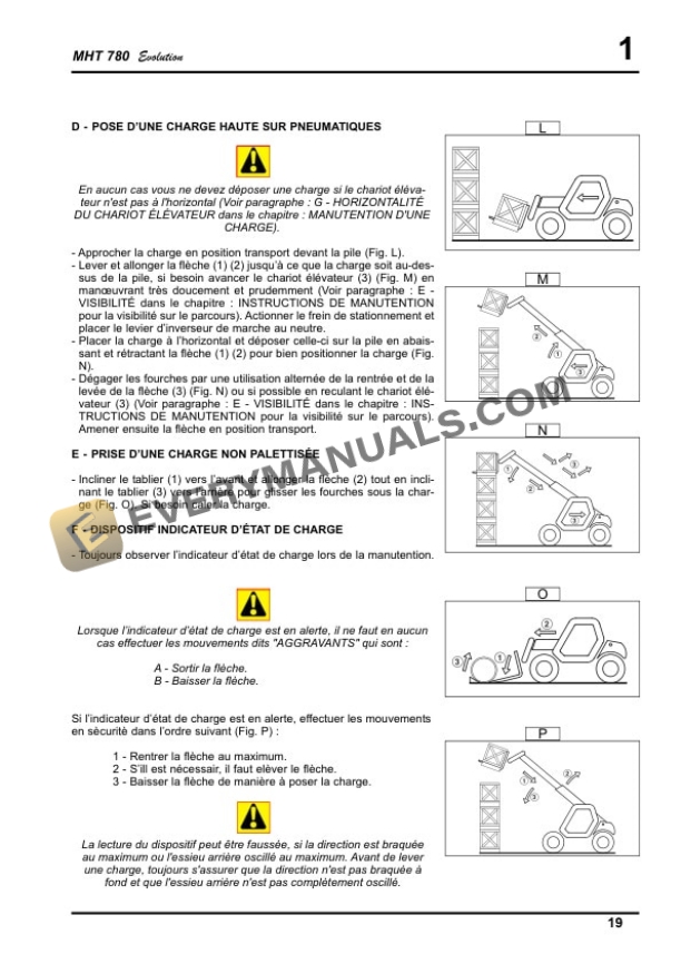 Manitou MHT 780 Evolution E3 Use and Maintenance Manual 64520EN-2