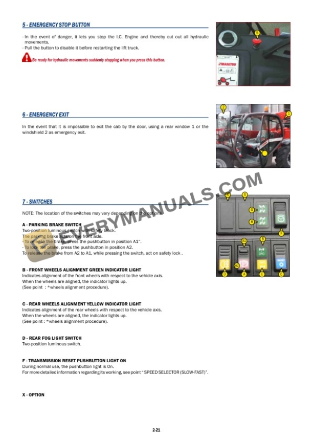 Manitou MHT 780 L HT E3 Evolution Operator Manual 51900007 5 Manitou MHT 780 L HT E3 Evolution Operator Manual 51900007-3