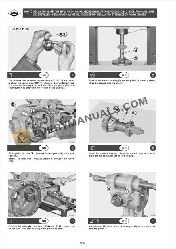 Manitou MHT 860L M Series Repair Manual 647125EN 7 Manitou MHT 860L M Series Repair Manual 647125EN - Image 5