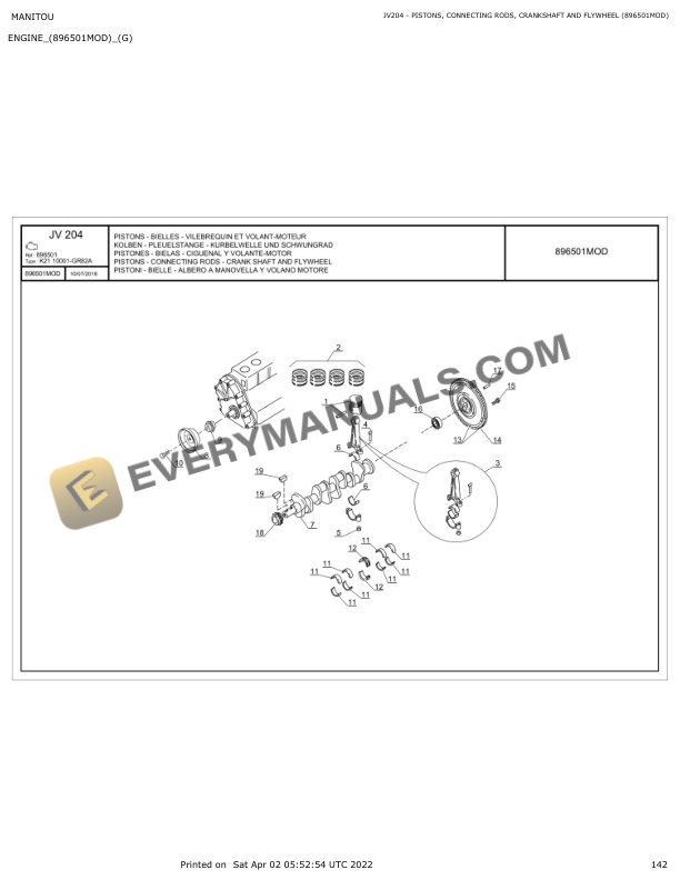 Manitou MI 15 D S1 E3 to MI 35 G S1 Parts Manual 647377 5 Manitou MI 15 D S1 E3 to MI 35 G S1 Parts Manual 647377 - Image 3