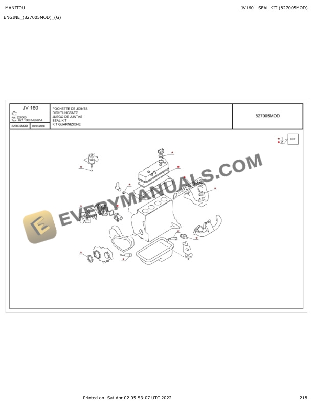 Manitou MI 15 D S1 E3 to MI 35 G S1 Parts Manual 647377 6 Manitou MI 15 D S1 E3 to MI 35 G S1 Parts Manual 647377 - Image 4
