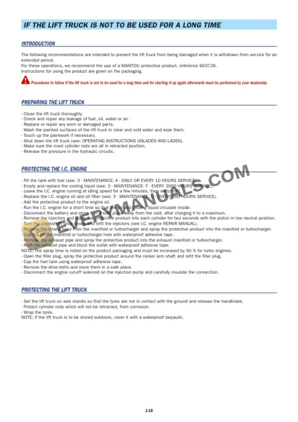 Manitou MI 60 H S1-E2, MI 70 H S1-E2 Operator Manual 547877EN-2