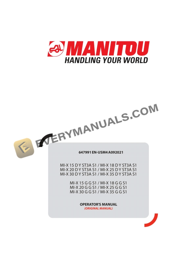 manitou mi x 15 d y st3a s1 to mi x 35 g g s1 operator manual 647991en usm4a092021 1